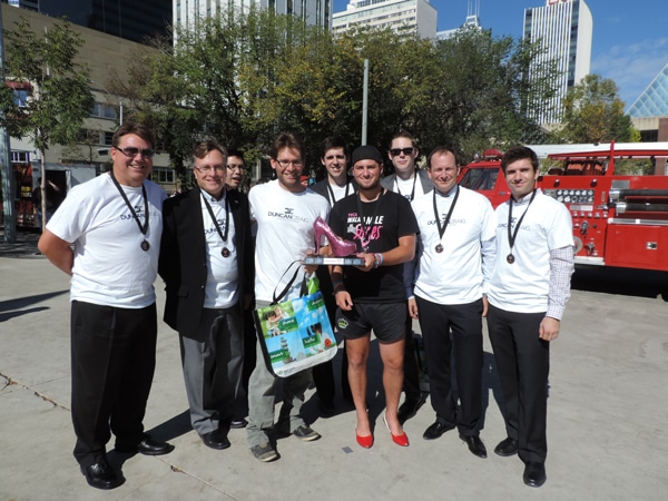 Duncan Craig Walks a Mile in Her Shoes