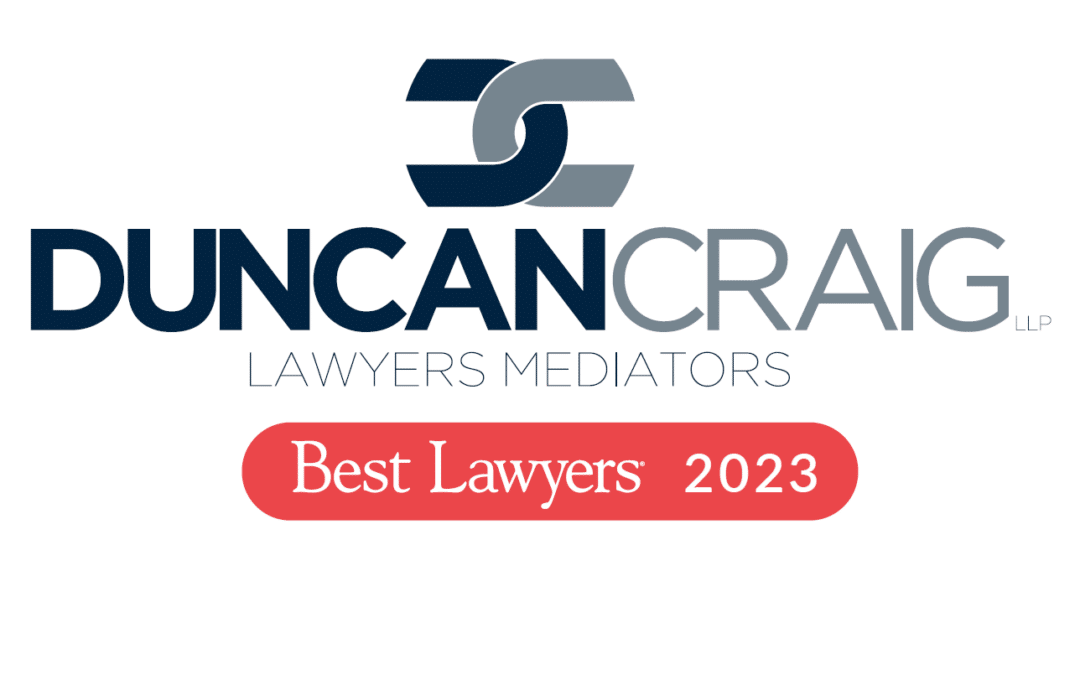 15 Duncan Craig LLP Lawyers Recognized by Best Lawyers
