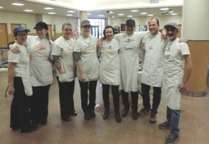 Duncan Craig Volunteers at the Hope Mission